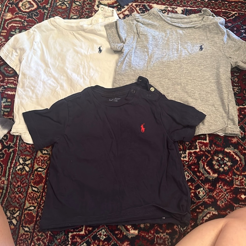 3- Ralph Lauren toddler t-shirts